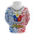 Polynesian Philippines Hoodie Pilipinas Flag Style for 125th Independence Anniversary White LT9 - Polynesian Pride