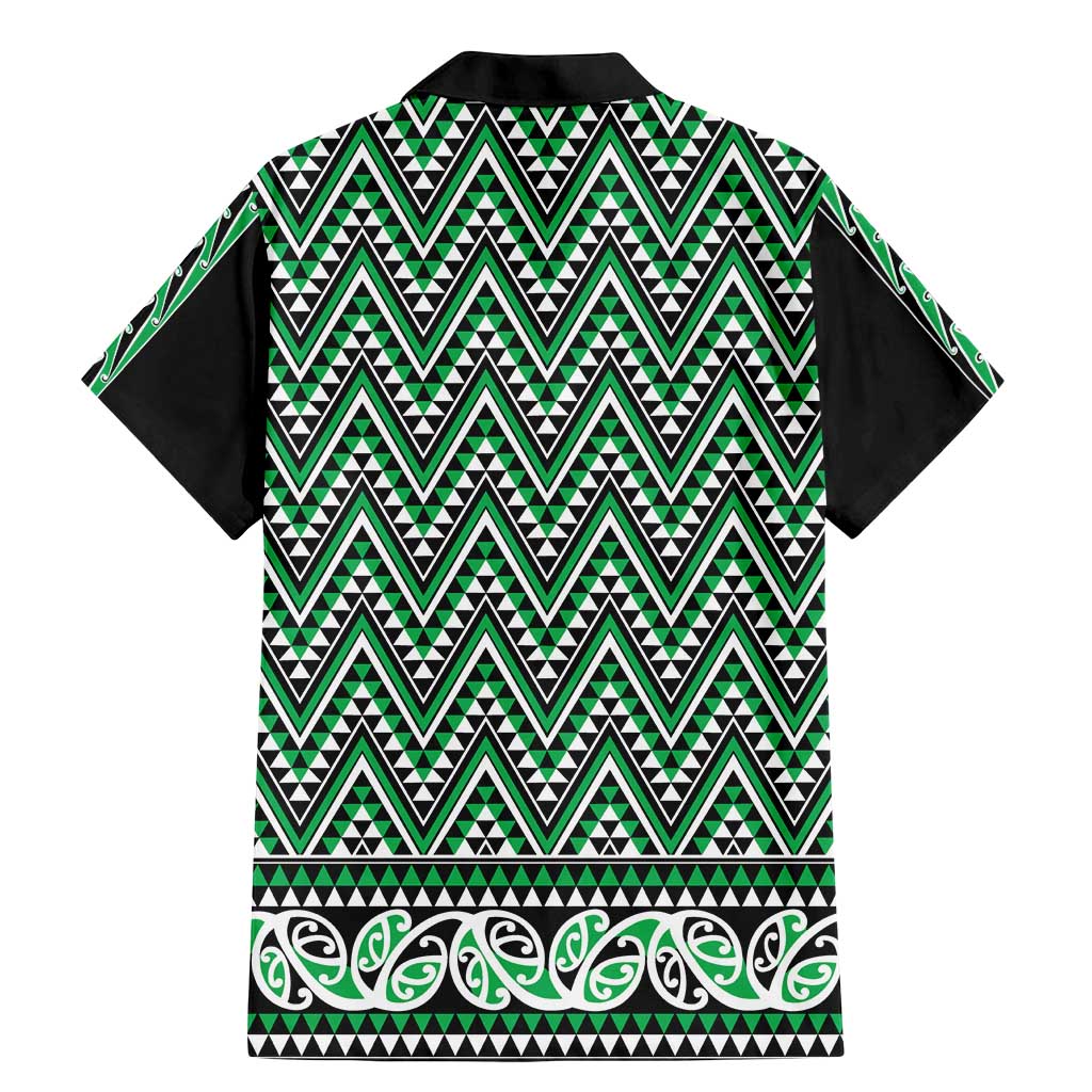 New Zealand Maori Niho Taniwha Family Matching Mermaid Dress and Hawaiian Shirt Kakariki Mangopare and Puhoro Pattern