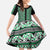 New Zealand Maori Niho Taniwha Family Matching Off The Shoulder Long Sleeve Dress and Hawaiian Shirt Kakariki Mangopare and Puhoro Pattern