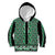 New Zealand Maori Niho Taniwha Kid Hoodie Kakariki Mangopare and Puhoro Pattern