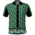 New Zealand Maori Niho Taniwha Polo Shirt Kakariki Mangopare and Puhoro Pattern