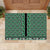 New Zealand Maori Niho Taniwha Rubber Doormat Kakariki Mangopare and Puhoro Pattern
