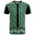 New Zealand Maori Niho Taniwha T Shirt Kakariki Mangopare and Puhoro Pattern