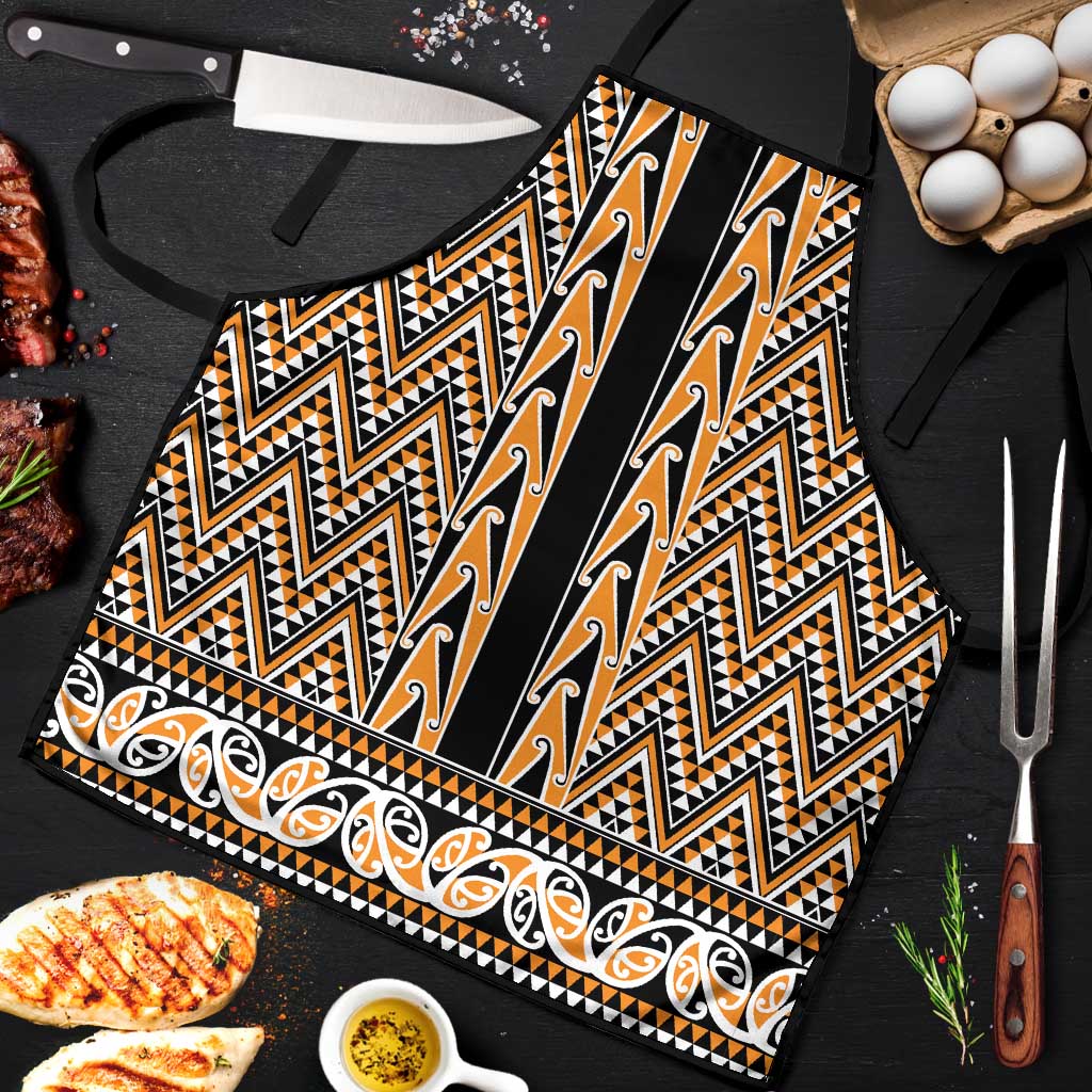 New Zealand Maori Niho Taniwha Apron Karaka Mangopare and Puhoro Pattern - Polynesian Pride