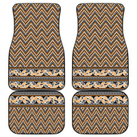 New Zealand Maori Niho Taniwha Car Mats Karaka Mangopare and Puhoro Pattern