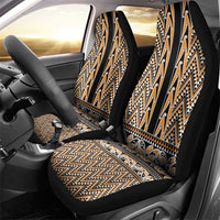 New Zealand Maori Niho Taniwha Car Seat Cover Karaka Mangopare and Puhoro Pattern