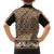 New Zealand Maori Niho Taniwha Family Matching Off The Shoulder Long Sleeve Dress and Hawaiian Shirt Karaka Mangopare and Puhoro Pattern