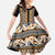 New Zealand Maori Niho Taniwha Family Matching Off The Shoulder Long Sleeve Dress and Hawaiian Shirt Karaka Mangopare and Puhoro Pattern