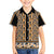 New Zealand Maori Niho Taniwha Family Matching Short Sleeve Bodycon Dress and Hawaiian Shirt Karaka Mangopare and Puhoro Pattern