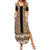 New Zealand Maori Niho Taniwha Family Matching Summer Maxi Dress and Hawaiian Shirt Karaka Mangopare and Puhoro Pattern