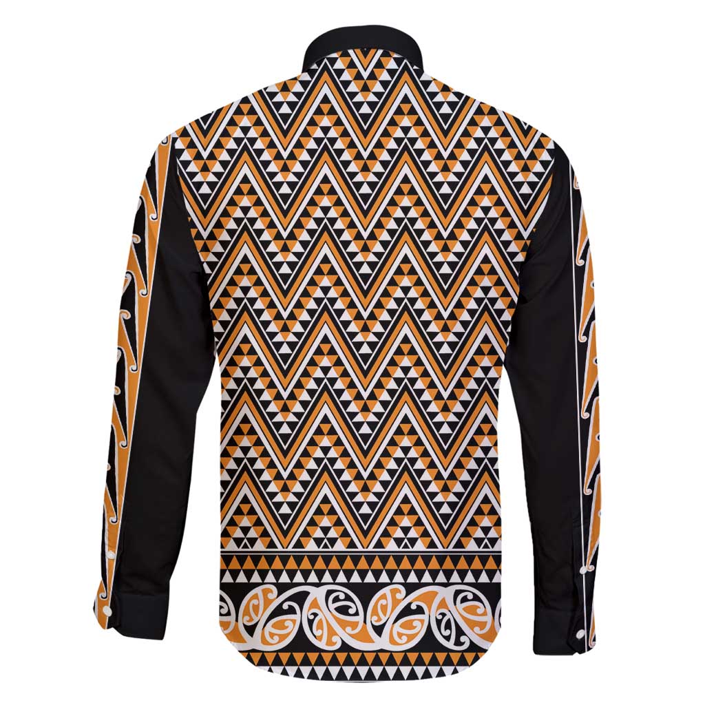 New Zealand Maori Niho Taniwha Family Matching Tank Maxi Dress and Hawaiian Shirt Karaka Mangopare and Puhoro Pattern