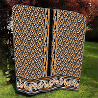 New Zealand Maori Niho Taniwha Quilt Karaka Mangopare and Puhoro Pattern