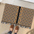 New Zealand Maori Niho Taniwha Rubber Doormat Karaka Mangopare and Puhoro Pattern