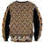 New Zealand Maori Niho Taniwha Sweatshirt Karaka Mangopare and Puhoro Pattern