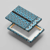 New Zealand Maori Niho Taniwha Canvas Wall Art Kikorangi Mangopare and Puhoro Pattern