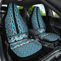 New Zealand Maori Niho Taniwha Car Seat Cover Kikorangi Mangopare and Puhoro Pattern
