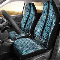 New Zealand Maori Niho Taniwha Car Seat Cover Kikorangi Mangopare and Puhoro Pattern