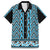 New Zealand Maori Niho Taniwha Hawaiian Shirt Kikorangi Mangopare and Puhoro Pattern