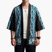 New Zealand Maori Niho Taniwha Kimono Kikorangi Mangopare and Puhoro Pattern - Polynesian Pride