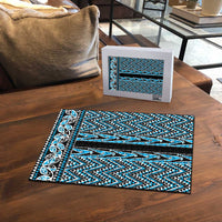 New Zealand Maori Niho Taniwha Puzzle Kikorangi Mangopare and Puhoro Pattern - Polynesian Pride