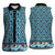 New Zealand Maori Niho Taniwha Women Sleeveless Polo Shirt Kikorangi Mangopare and Puhoro Pattern