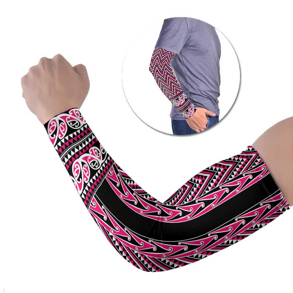 New Zealand Maori Niho Taniwha Arm Sleeves Mawhero Mangopare and Puhoro Pattern - Polynesian Pride