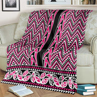 New Zealand Maori Niho Taniwha Blanket Mawhero Mangopare and Puhoro Pattern
