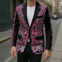 New Zealand Maori Niho Taniwha Blazer Mawhero Mangopare and Puhoro Pattern - Polynesian Pride