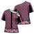 New Zealand Maori Niho Taniwha Cross Shoulder Shirt Mawhero Mangopare and Puhoro Pattern - Polynesian Pride