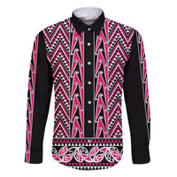 New Zealand Maori Niho Taniwha Family Matching Long Sleeve Bodycon Dress and Hawaiian Shirt Mawhero Mangopare and Puhoro Pattern