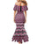 New Zealand Maori Niho Taniwha Family Matching Mermaid Dress and Hawaiian Shirt Mawhero Mangopare and Puhoro Pattern