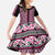 New Zealand Maori Niho Taniwha Family Matching Off The Shoulder Long Sleeve Dress and Hawaiian Shirt Mawhero Mangopare and Puhoro Pattern