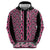 New Zealand Maori Niho Taniwha Hoodie Mawhero Mangopare and Puhoro Pattern