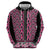New Zealand Maori Niho Taniwha Hoodie Mawhero Mangopare and Puhoro Pattern