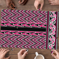 New Zealand Maori Niho Taniwha Puzzle Mawhero Mangopare and Puhoro Pattern - Polynesian Pride