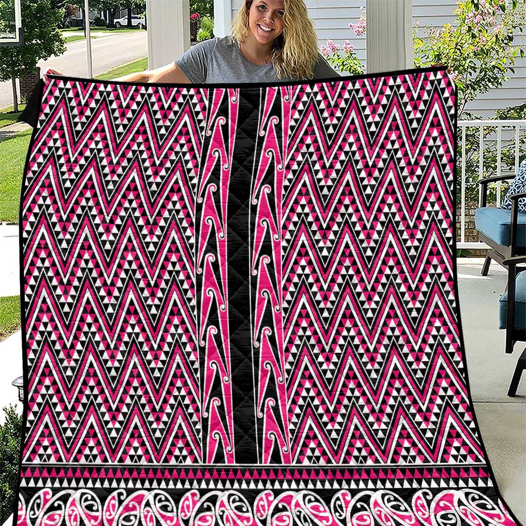 New Zealand Maori Niho Taniwha Quilt Mawhero Mangopare and Puhoro Pattern