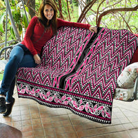 New Zealand Maori Niho Taniwha Quilt Mawhero Mangopare and Puhoro Pattern