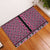 New Zealand Maori Niho Taniwha Rubber Doormat Mawhero Mangopare and Puhoro Pattern