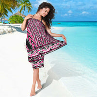 New Zealand Maori Niho Taniwha Sarong Mawhero Mangopare and Puhoro Pattern