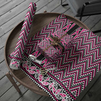 New Zealand Maori Niho Taniwha Wrapping Paper Mawhero Mangopare and Puhoro Pattern - Polynesian Pride