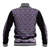 New Zealand Maori Niho Taniwha Baseball Jacket Waiporopo Mangopare and Puhoro Pattern LT9 - Polynesian Pride
