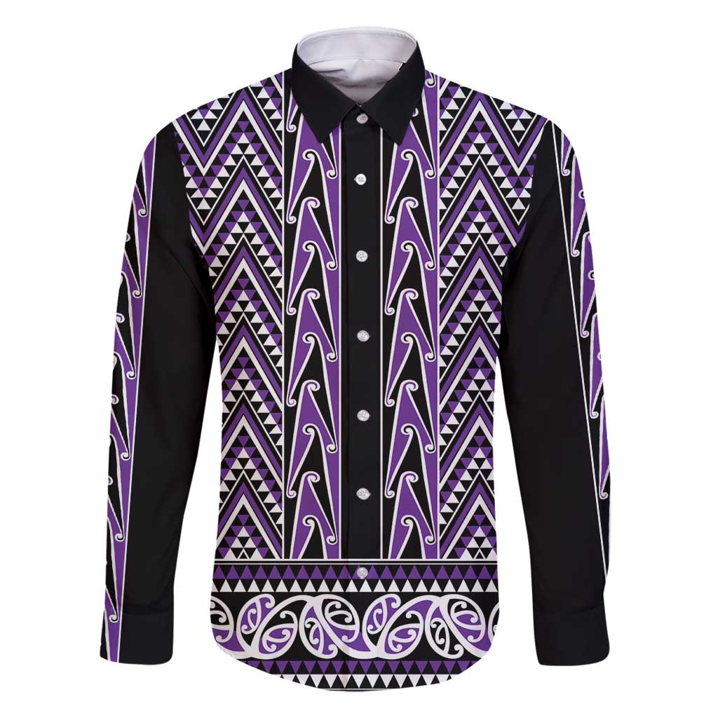 New Zealand Maori Niho Taniwha Family Matching Tank Maxi Dress and Hawaiian Shirt Waiporopo Mangopare and Puhoro Pattern