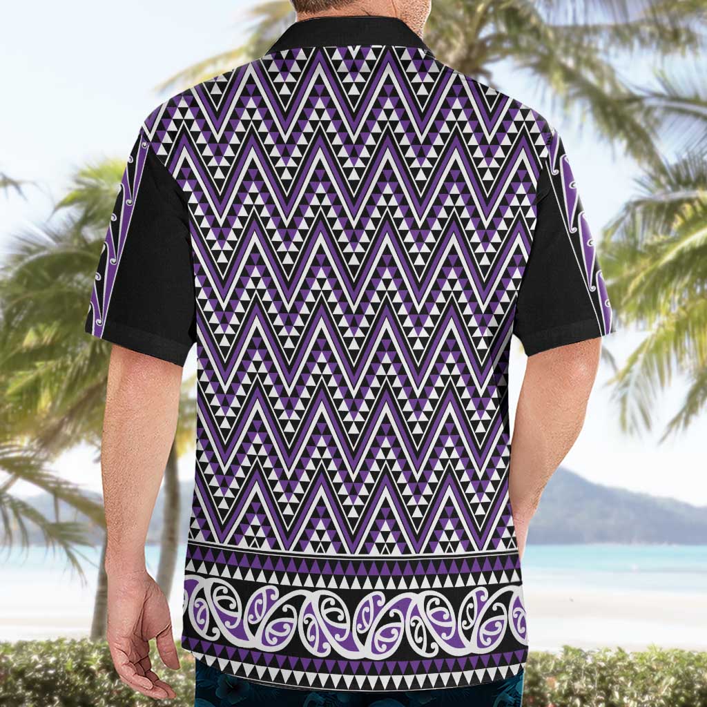 New Zealand Maori Niho Taniwha Hawaiian Shirt Waiporopo Mangopare and Puhoro Pattern