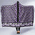 New Zealand Maori Niho Taniwha Hooded Blanket Waiporopo Mangopare and Puhoro Pattern