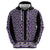 New Zealand Maori Niho Taniwha Hoodie Waiporopo Mangopare and Puhoro Pattern
