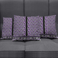 New Zealand Maori Niho Taniwha Pillow Cover Waiporopo Mangopare and Puhoro Pattern - Polynesian Pride