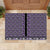 New Zealand Maori Niho Taniwha Rubber Doormat Waiporopo Mangopare and Puhoro Pattern