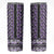 New Zealand Maori Niho Taniwha Skinny Tumbler Waiporopo Mangopare and Puhoro Pattern