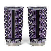 New Zealand Maori Niho Taniwha Tumbler Cup Waiporopo Mangopare and Puhoro Pattern