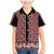 New Zealand Maori Niho Taniwha Family Matching Mermaid Dress and Hawaiian Shirt Whero Mangopare and Puhoro Pattern